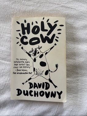 Holy Cow Paperback Book - White